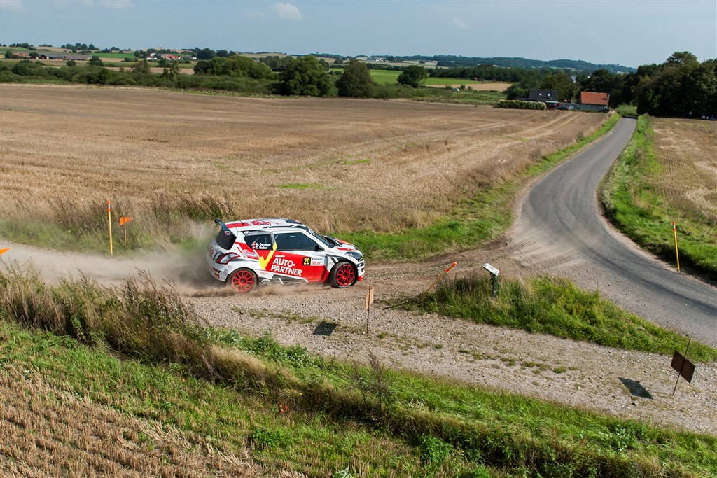 En punktering i forrige DM-rally har sat Marco Gersager og Carina Møller tilbage i DM-tabellen
(Foto: Jokum Tord Larsen)